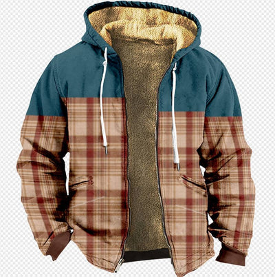 Fleece-lined Thickened Winter Clothes Cotton-padded Coat Jacket Men C845 19